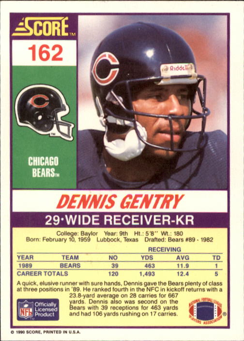 1990 Score Football "Main Set" Cards #1 to #220 Rookies and Veterans - Picture 323 of 441