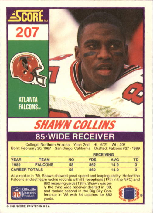 1990 Score Football "Main Set" Cards #1 to #220 Rookies and Veterans - Picture 413 of 441