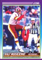 1990 Score Football "Main Set" Cards #1 to #220 Rookies and Veterans - Picture 416 of 441