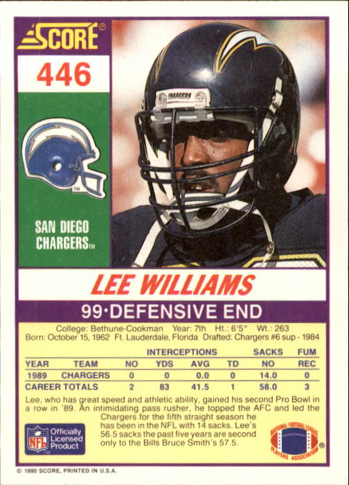 1990 Score Football "Main Set" Cards #441 to #660 Rookies and Veterans - Picture 11 of 427