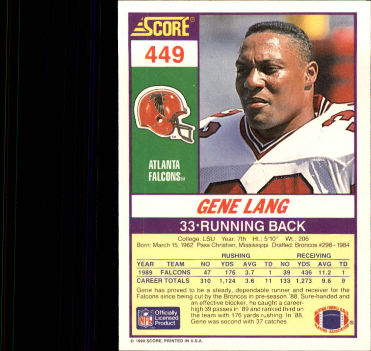 1990 Score Football "Main Set" Cards #441 to #660 Rookies and Veterans - Picture 17 of 427