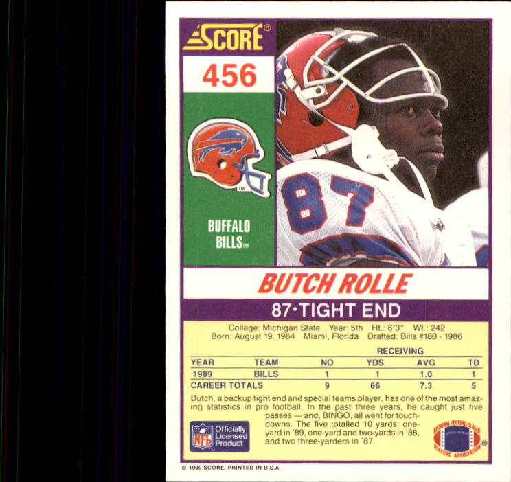 1990 Score Football "Main Set" Cards #441 to #660 Rookies and Veterans - Picture 31 of 427