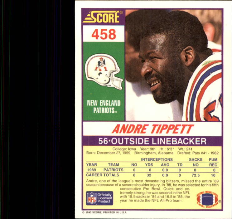 1990 Score Football "Main Set" Cards #441 to #660 Rookies and Veterans - Picture 35 of 427