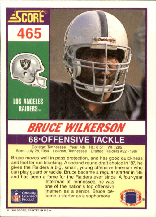 1990 Score Football "Main Set" Cards #441 to #660 Rookies and Veterans - Picture 49 of 427