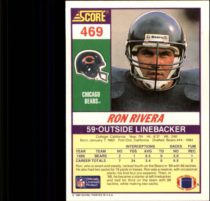 1990 Score Football "Main Set" Cards #441 to #660 Rookies and Veterans - Picture 57 of 427