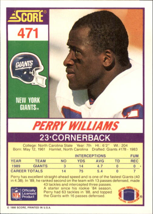 1990 Score Football "Main Set" Cards #441 to #660 Rookies and Veterans - Picture 61 of 427