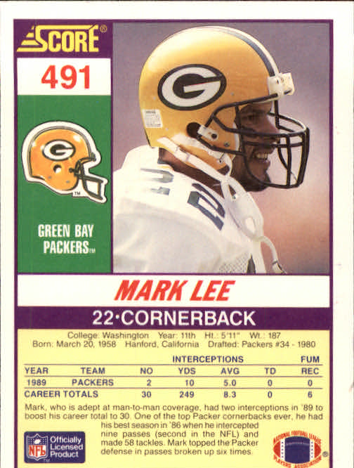 1990 Score Football "Main Set" Cards #441 to #660 Rookies and Veterans - Picture 99 of 427