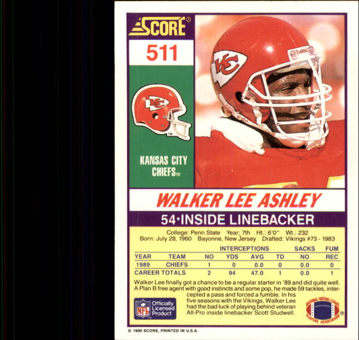1990 Score Football "Main Set" Cards #441 to #660 Rookies and Veterans - Picture 137 of 427