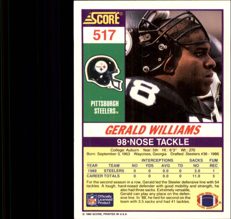 1990 Score Football "Main Set" Cards #441 to #660 Rookies and Veterans - Picture 149 of 427
