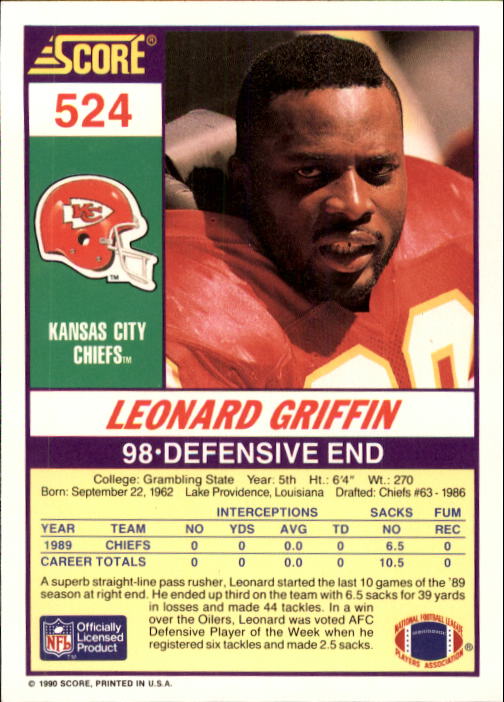 1990 Score Football "Main Set" Cards #441 to #660 Rookies and Veterans - Picture 163 of 427