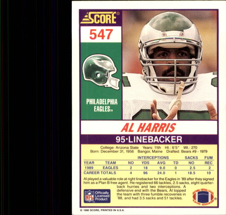 1990 Score Football "Main Set" Cards #441 to #660 Rookies and Veterans - Picture 207 of 427