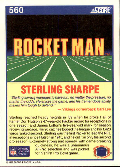 1990 Score Football "Main Set" Cards #441 to #660 Rookies and Veterans - Picture 233 of 427