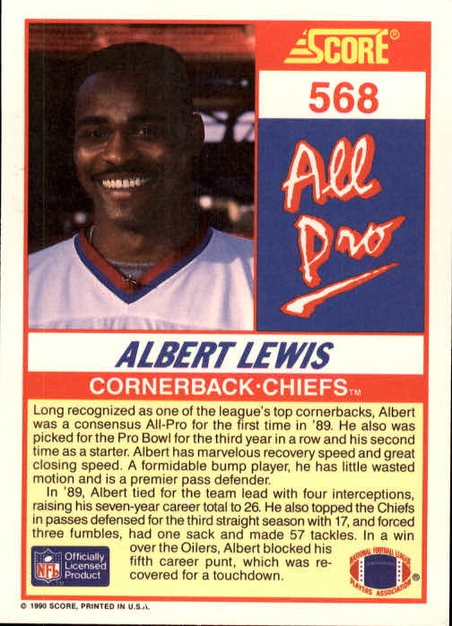 1990 Score Football "Main Set" Cards #441 to #660 Rookies and Veterans - Picture 249 of 427