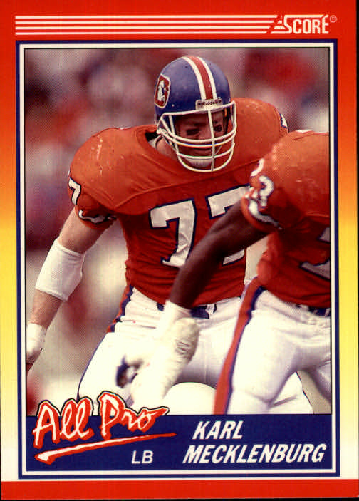 1990 Score Football "Main Set" Cards #441 to #660 Rookies and Veterans - Picture 250 of 427
