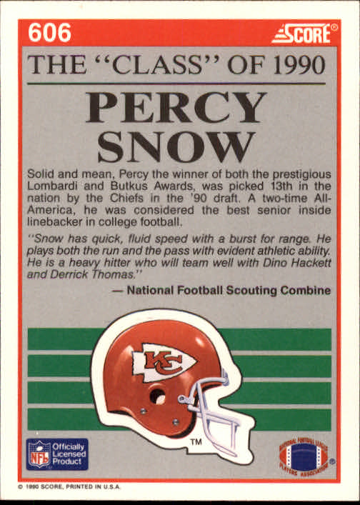 1990 Score Football "Main Set" Cards #441 to #660 Rookies and Veterans - Picture 321 of 427