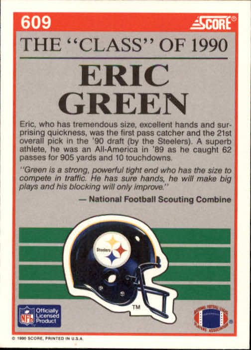 1990 Score Football "Main Set" Cards #441 to #660 Rookies and Veterans - Picture 327 of 427