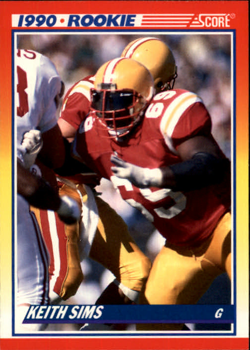 1990 Score Football "Main Set" Cards #441 to #660 Rookies and Veterans - Picture 402 of 427