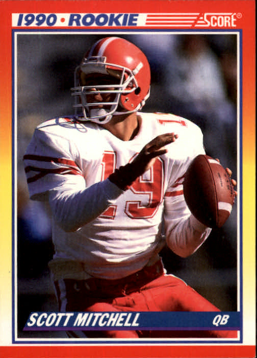 1990 Score Football "Main Set" Cards #441 to #660 Rookies and Veterans - Picture 408 of 427
