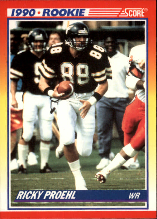 1990 Score Football "Main Set" Cards #441 to #660 Rookies and Veterans - Picture 414 of 427