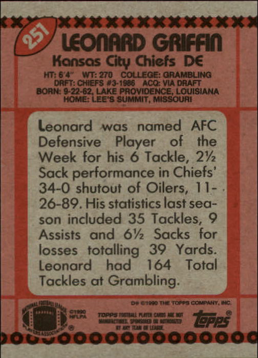 1990 Topps Football "Main Set" Cards #201 to #400 Rookies and Veterans - Picture 99 of 389