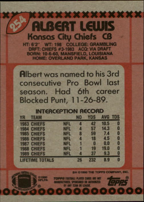 1990 Topps Football "Main Set" Cards #201 to #400 Rookies and Veterans - Picture 105 of 389