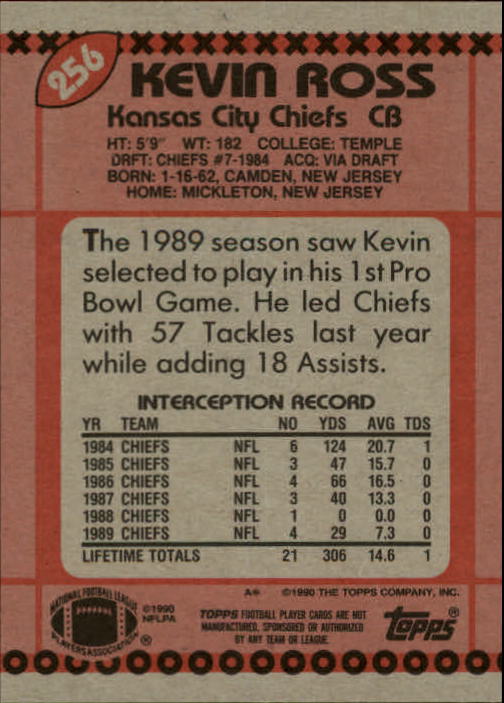 1990 Topps Football "Main Set" Cards #201 to #400 Rookies and Veterans - Picture 109 of 389