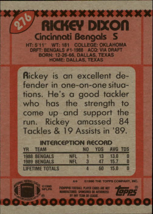 1990 Topps Football "Main Set" Cards #201 to #400 Rookies and Veterans - Picture 149 of 389