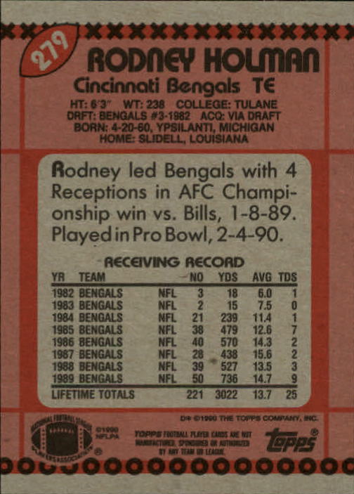 1990 Topps Football "Main Set" Cards #201 to #400 Rookies and Veterans - Picture 155 of 389