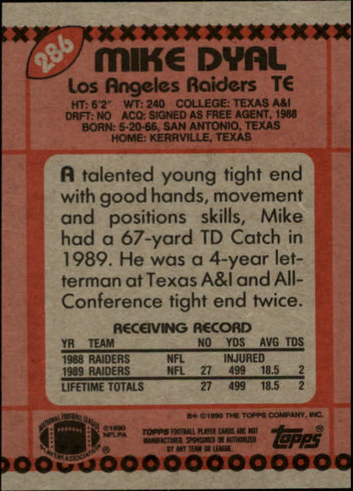 1990 Topps Football "Main Set" Cards #201 to #400 Rookies and Veterans - Picture 167 of 389