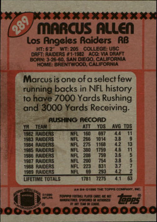 1990 Topps Football "Main Set" Cards #201 to #400 Rookies and Veterans - Picture 173 of 389