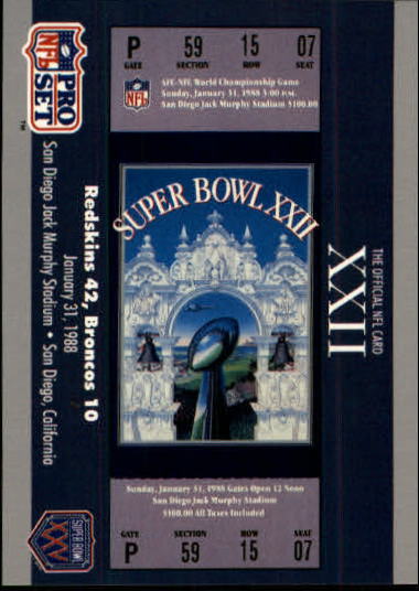 1990-91 Pro Set Super Bowl 160 Football Card Pick - Picture 12 of 261