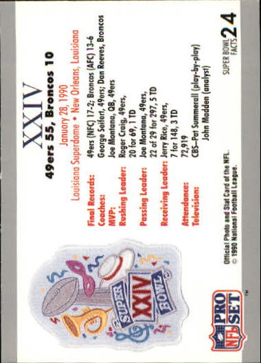 1990-91 Pro Set Super Bowl 160 Football Card Pick - Picture 17 of 261