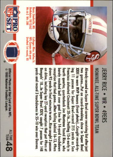 1990-91 Pro Set Super Bowl 160 Football Card Pick - Picture 51 of 261