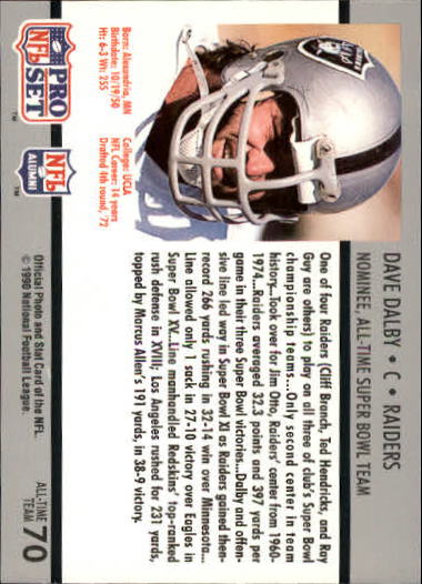 1990-91 Pro Set Super Bowl 160 Football Card Pick - Picture 91 of 261