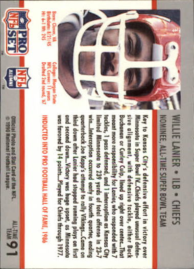 1990-91 Pro Set Super Bowl 160 Football Card Pick - Picture 125 of 261