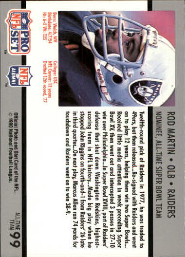 1990-91 Pro Set Super Bowl 160 Football Card Pick - Picture 139 of 261
