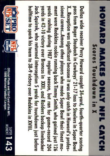 1990-91 Pro Set Super Bowl 160 Football Card Pick - Picture 225 of 261
