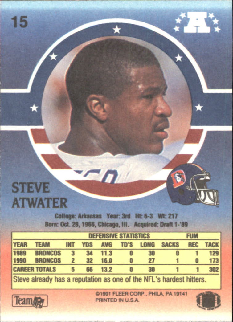 1991 Fleer Stars and Stripes FB Cards 1-140 (A7069) - You Pick - 15+ FREE SHIP