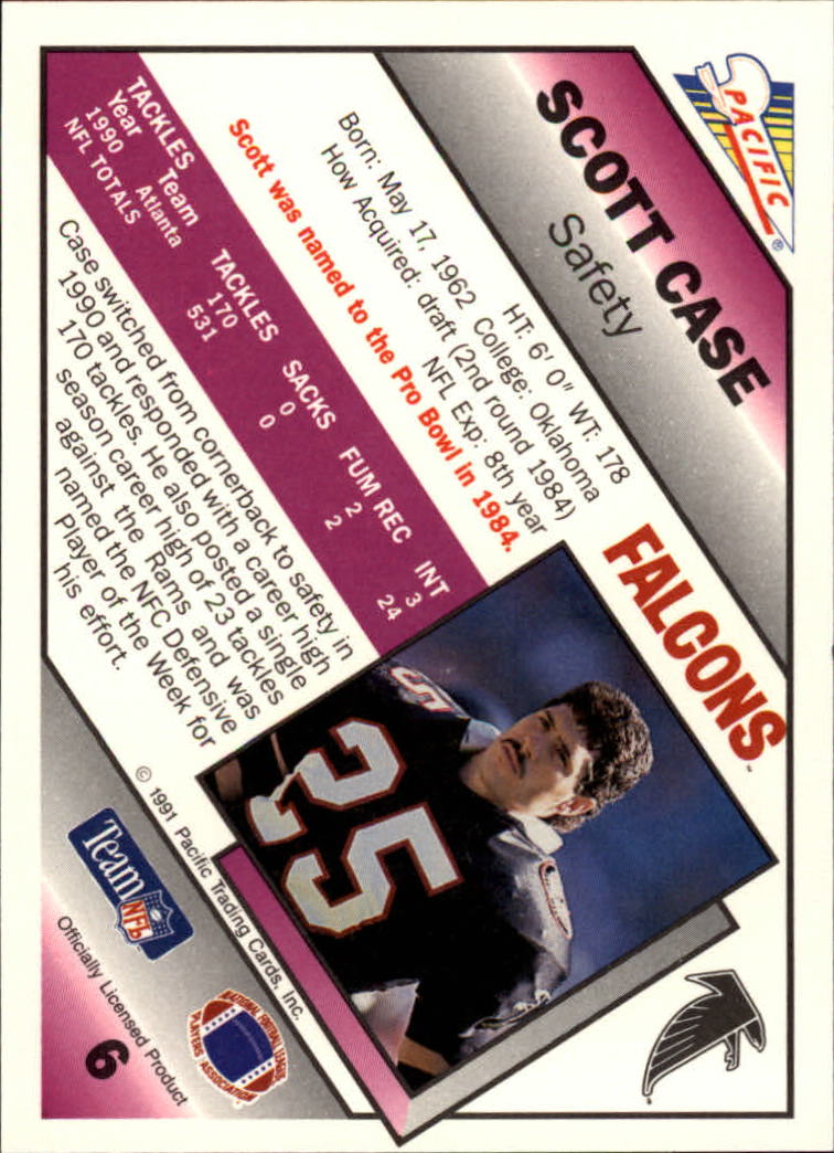 1991 Pacific Football (Pick Card From List 1-258) c59 7-22 - Picture 13 of 483