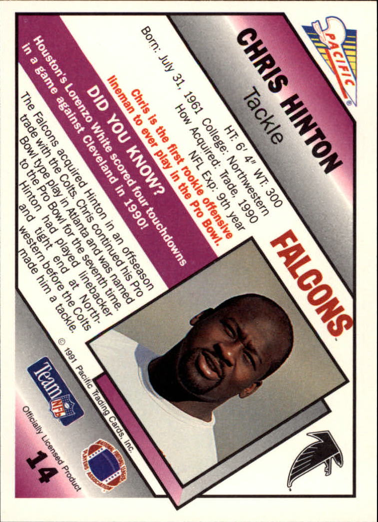 1991 Pacific Football (Pick Card From List 1-258) c59 7-22 - Picture 29 of 483