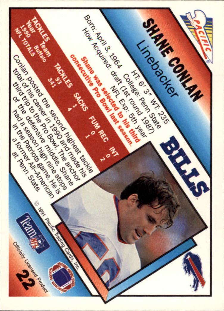 1991 Pacific Football (Pick Card From List 1-258) c59 7-22 - Picture 45 of 483