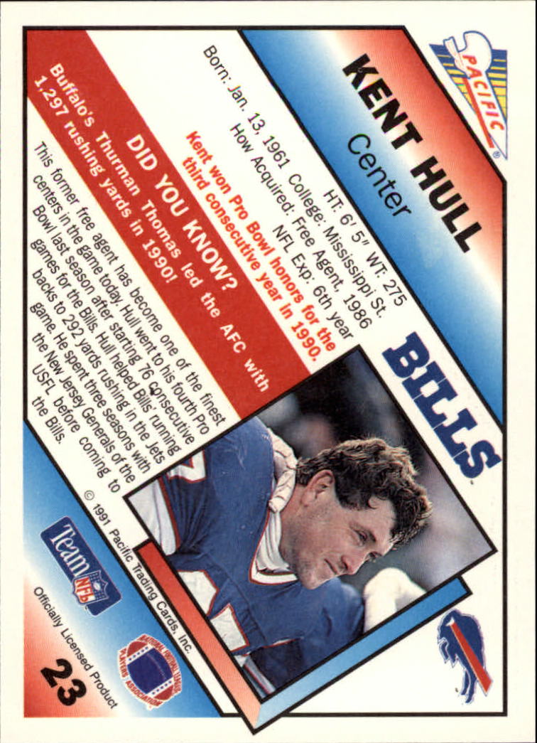 1991 Pacific Football (Pick Card From List 1-258) c59 7-22 - Picture 47 of 483