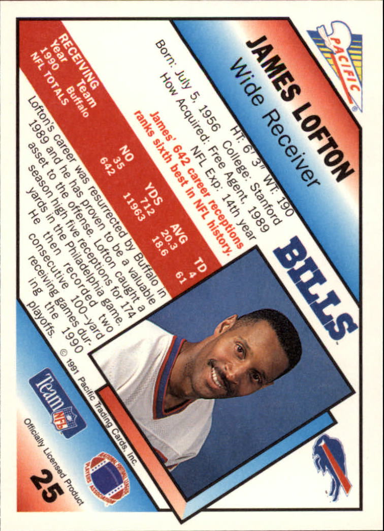 1991 Pacific Football (Pick Card From List 1-258) c59 7-22 - Picture 51 of 483