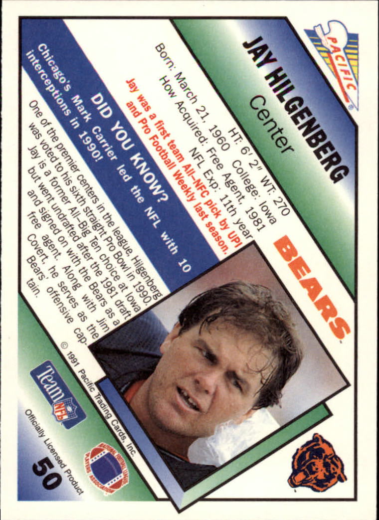 1991 Pacific Football (Pick Card From List 1-258) c59 7-22 - Picture 95 of 483