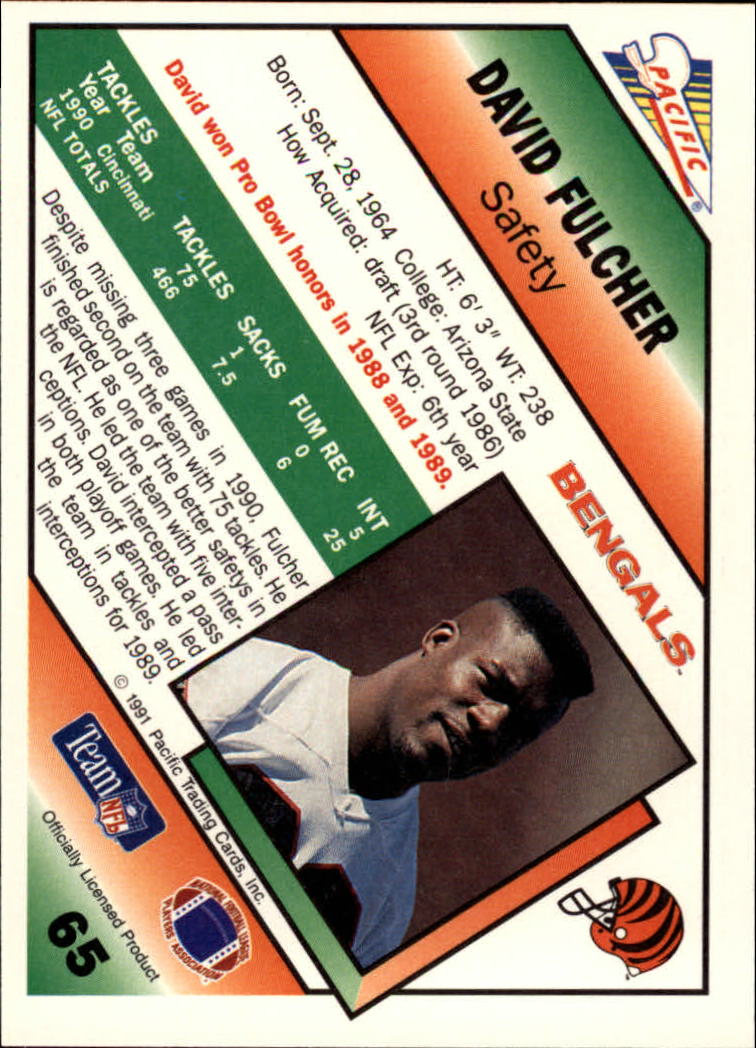 1991 Pacific Football (Pick Card From List 1-258) c59 7-22 - Picture 125 of 483