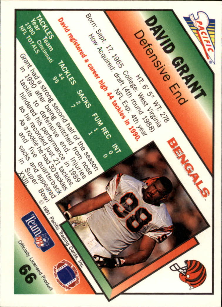 1991 Pacific Football (Pick Card From List 1-258) c59 7-22 - Picture 127 of 483