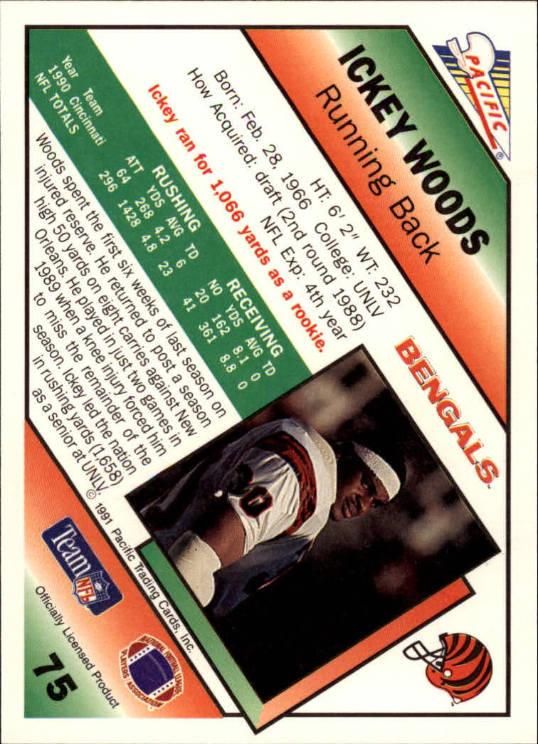 1991 Pacific Football (Pick Card From List 1-258) c59 7-22 - Picture 145 of 483