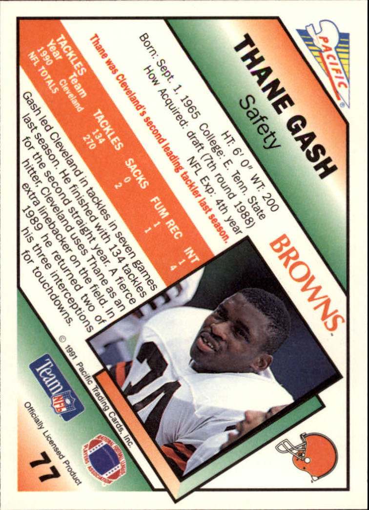 1991 Pacific Football (Pick Card From List 1-258) c59 7-22 - Picture 149 of 483