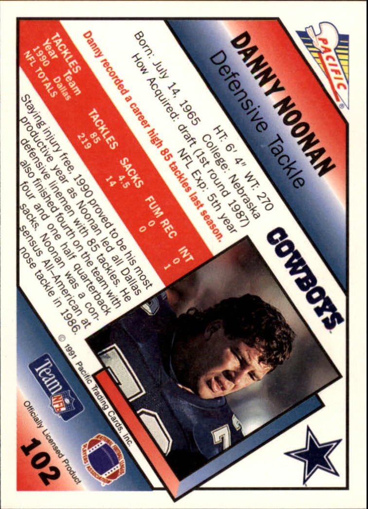 1991 Pacific Football (Pick Card From List 1-258) c59 7-22 - Picture 195 of 483