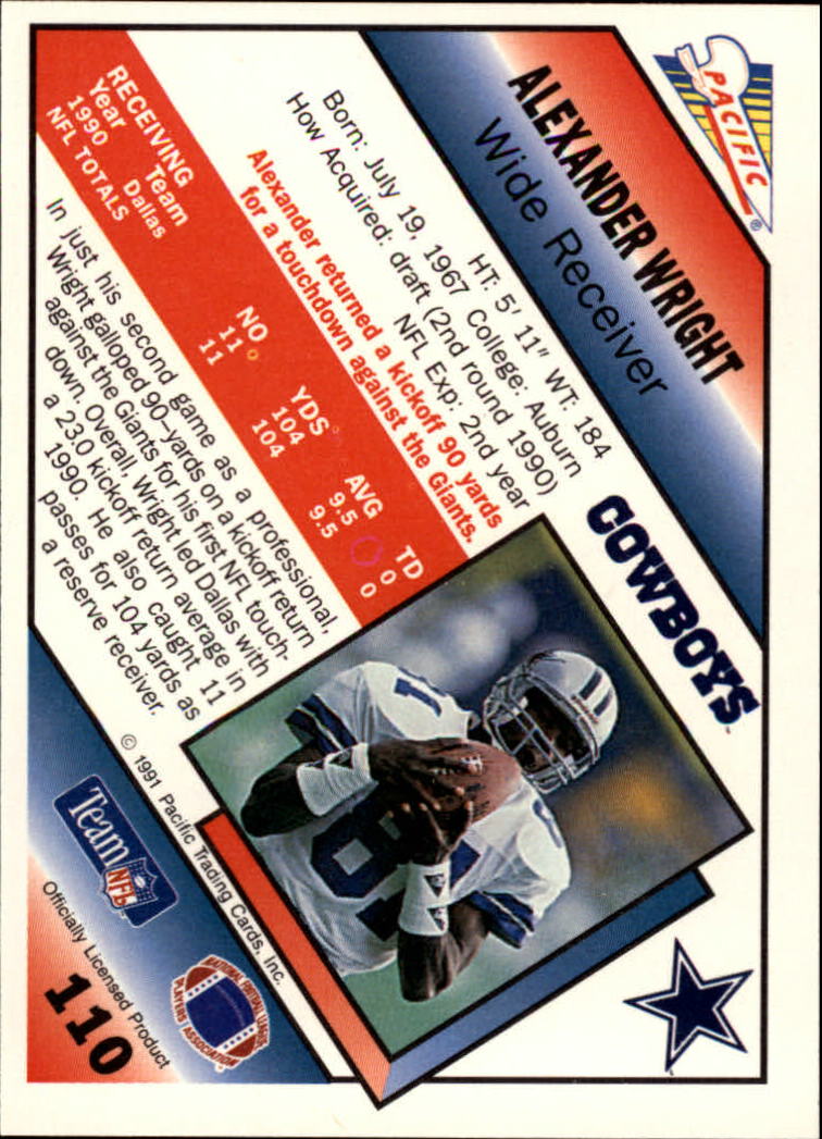 1991 Pacific Football (Pick Card From List 1-258) c59 7-22 - Picture 207 of 483